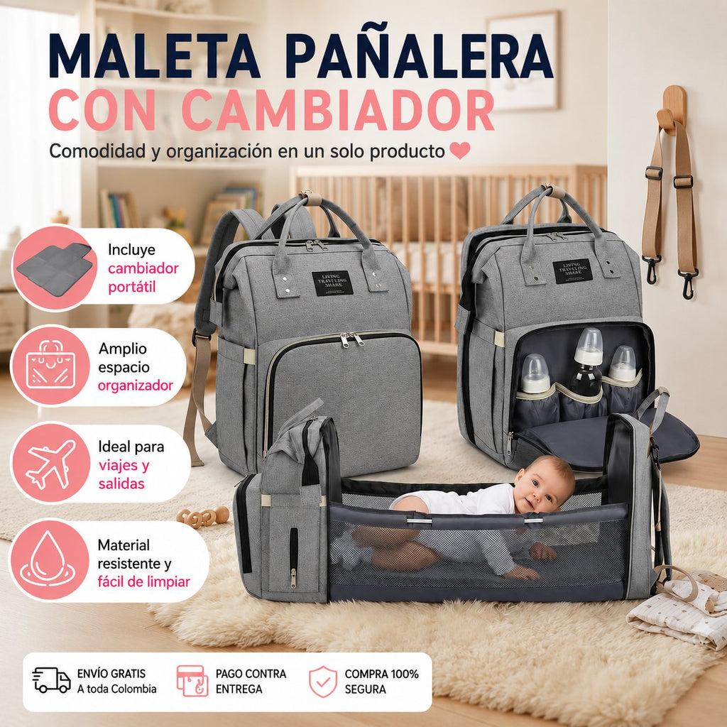 MALETA PAÑALERA Multifuncional